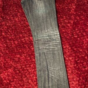 L.A. Idol Blue Boot Cut Jeans Distressed Vintage
